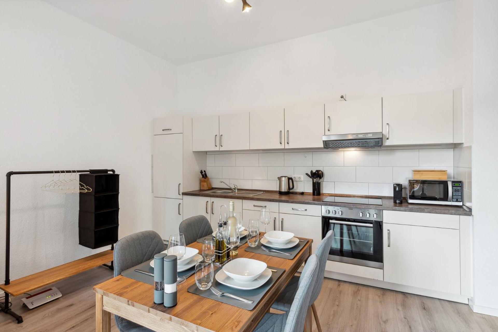 Homespace - Magdeburg - Gemuetliches Apartment Mit Balkon Exterior foto