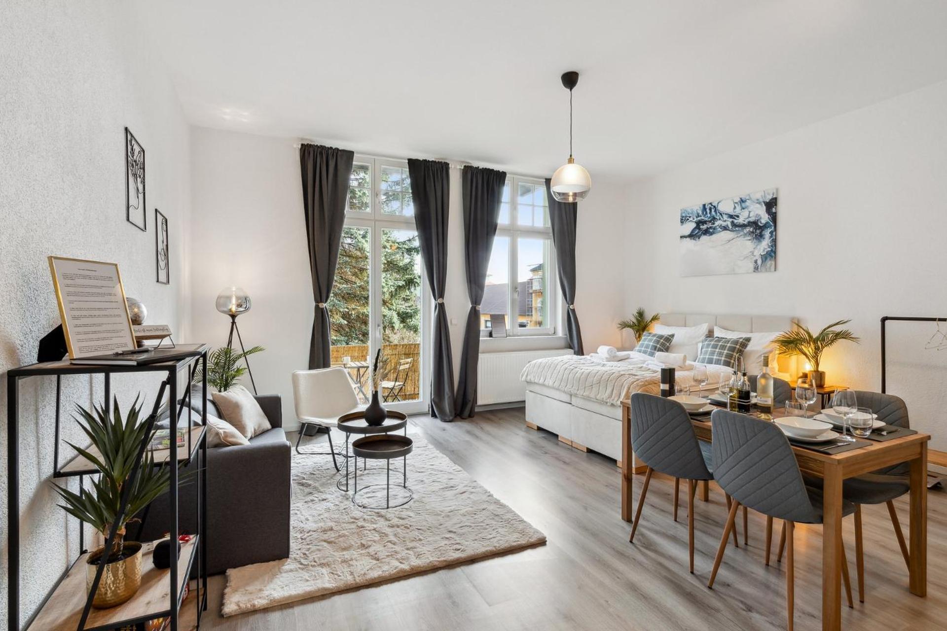 Homespace - Magdeburg - Gemuetliches Apartment Mit Balkon Exterior foto