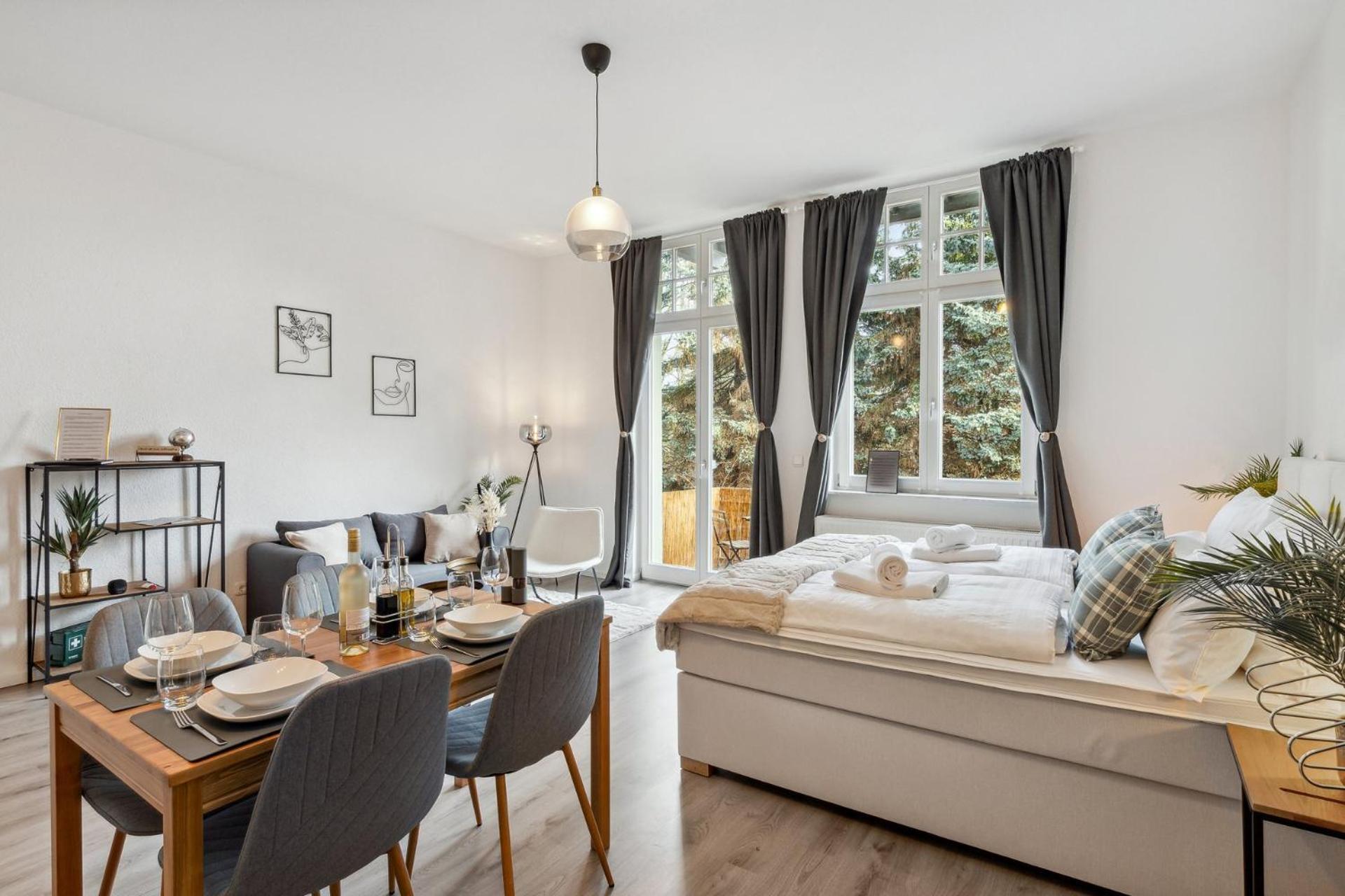 Homespace - Magdeburg - Gemuetliches Apartment Mit Balkon Exterior foto